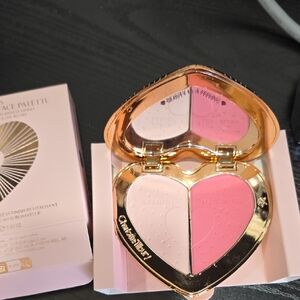 Charlotte Tilbury Heart Blush Palette - Pillow Talk Flawless Pink
